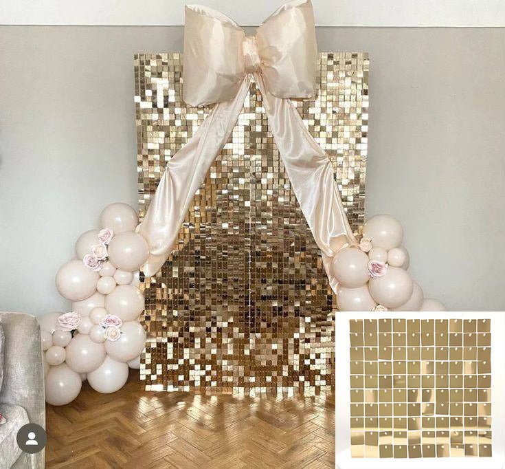 Sequin Panels - 30cm x 30cm - Packs of 7 - (Please contact us for samples as return shipping is chargeable if colour varies on different devices/screens) - Kids Rule Backdrops