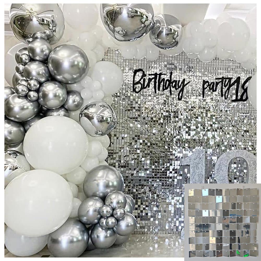 Sequin Panels - 30cm x 30cm - Packs of 7 - (Please contact us for samples as return shipping is chargeable if colour varies on different devices/screens) - Kids Rule Backdrops