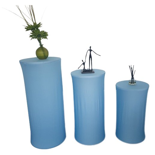Set of 3 Plinth Covers - Sizes: 33cmx60cm/36cmx75cm/40cmx90cm - Kids Rule Backdrops