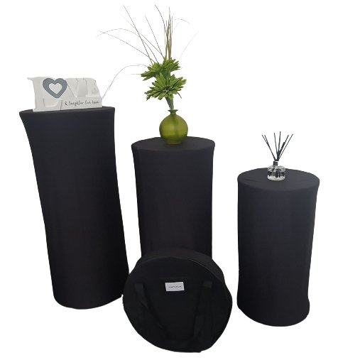 Set of 3 Plinth Covers - Sizes: 33cmx60cm/36cmx75cm/40cmx90cm - Kids Rule Backdrops