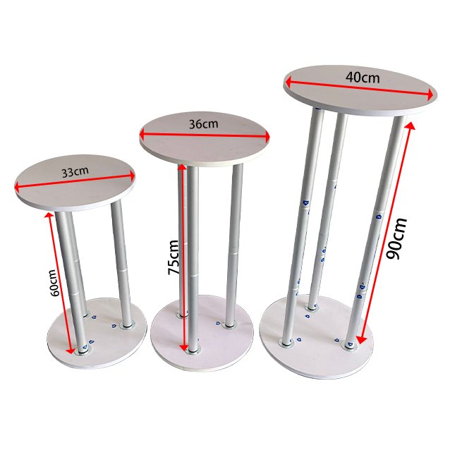 Set of 3 Plinth Covers - Sizes: 33cmx60cm/36cmx75cm/40cmx90cm - Kids Rule Backdrops