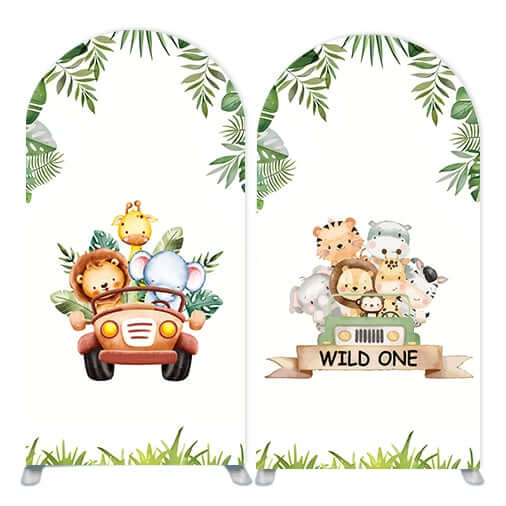 6ft x 3ft Arch Frame Cover - Kids Rule Backdrops