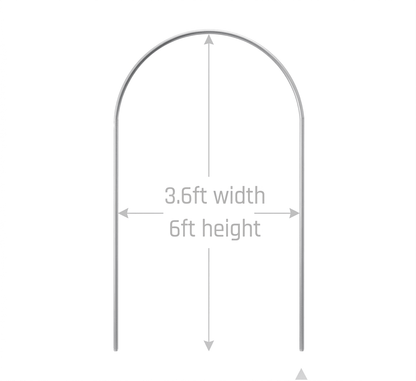 Balloon Arch Frame - Available in 3 sizes (ARCH ONLY) - includes drawstring bag (height extenders also available) - Kids Rule Backdrops