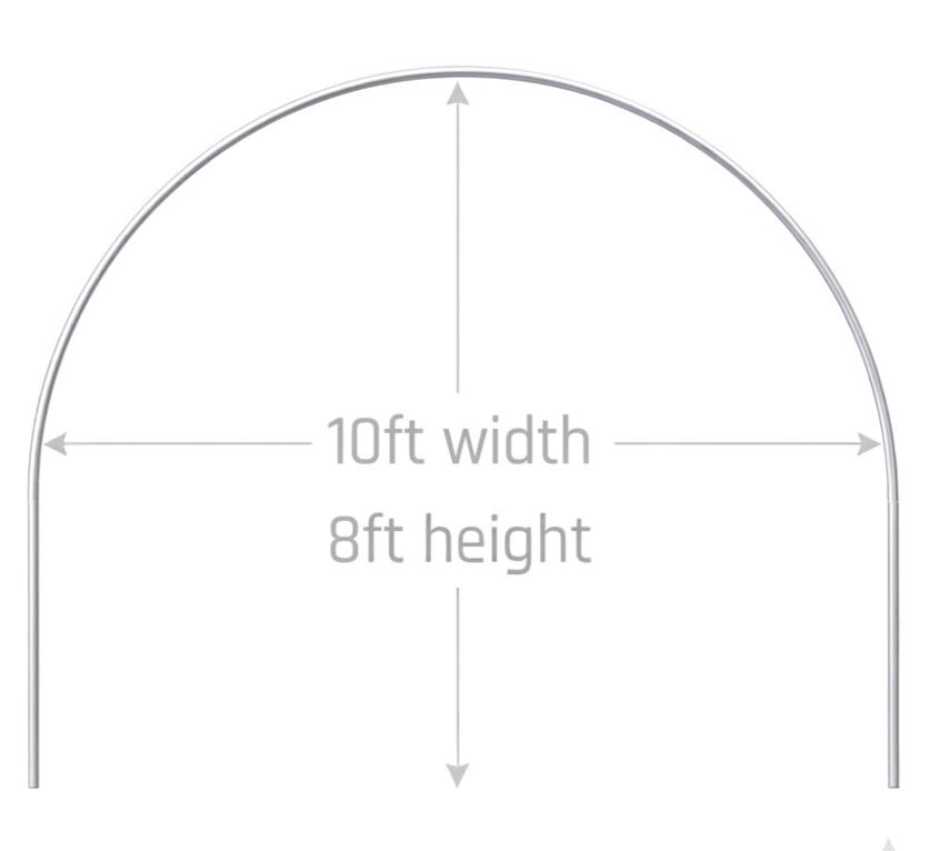Balloon Arch Frame - Available in 3 sizes (ARCH ONLY) - includes drawstring bag (height extenders also available) - Kids Rule Backdrops