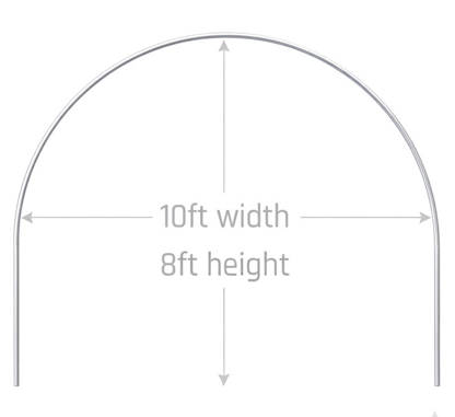 Balloon Arch Frame - Available in 3 sizes (ARCH ONLY) - includes drawstring bag (height extenders also available) - Kids Rule Backdrops