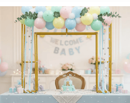 Collapsible Gold Table Stand - Ex - Sample - Kids Rule Backdrops