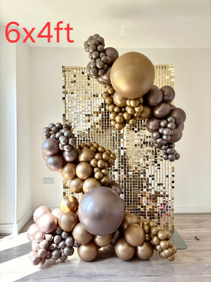 Dual Size Large Sequin Stand DESIGNED by Kids Rule Backdrops - 179cm(h) x 179cm(w) OR 179cm(h) x 118cm(w) - extension poles also available! - Kids Rule Backdrops