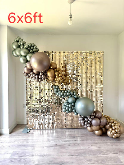 Dual Size Large Sequin Stand DESIGNED by Kids Rule Backdrops - 179cm(h) x 179cm(w) OR 179cm(h) x 118cm(w) - extension poles also available! - Kids Rule Backdrops