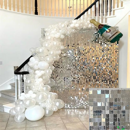 Sequin Panels - 30cm x 30cm - Packs of 7 - (Please contact us for samples as return shipping is chargeable if colour varies on different devices/screens) - Kids Rule Backdrops