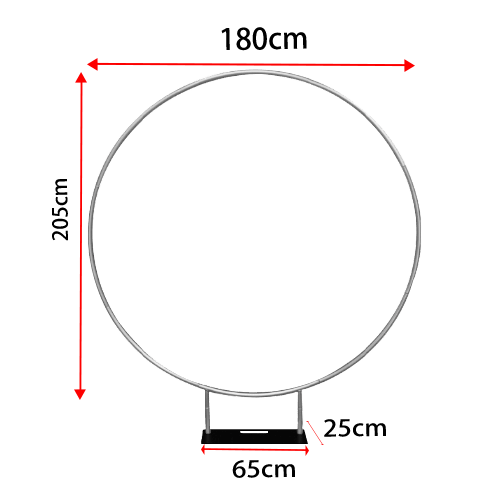 180cm Collapsible Backdrop Hoop - Kids Rule Backdrops