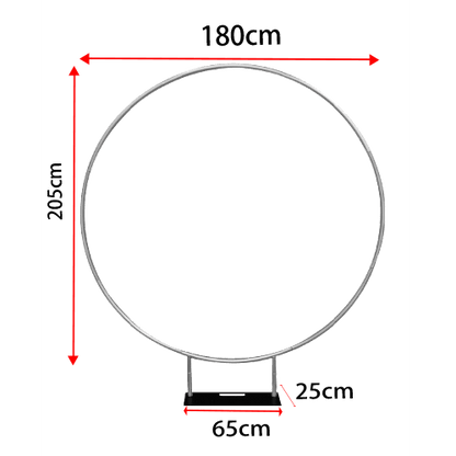 180cm Collapsible Backdrop Hoop - Kids Rule Backdrops