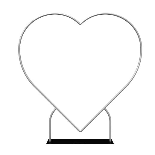 200cm Collapsible Heart Frame - Kids Rule Backdrops