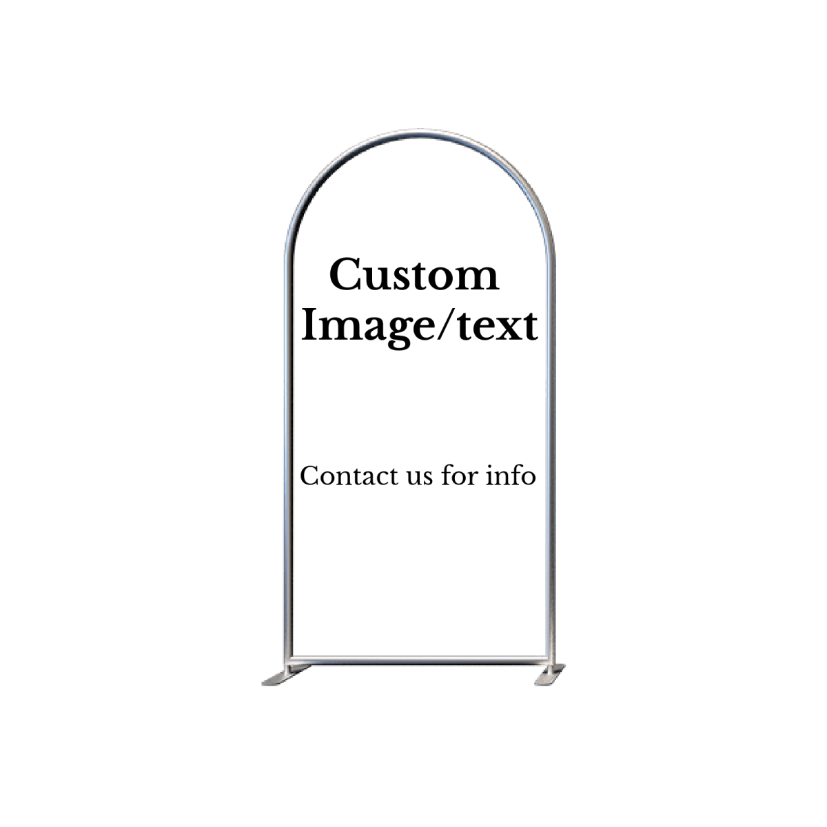 6ft x 3ft Arch Frame Cover - Kids Rule Backdrops