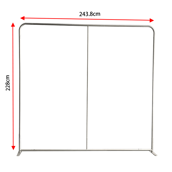 8ft x 7.5ft Rectangle Collapsible Backdrop Frame - Kids Rule Backdrops