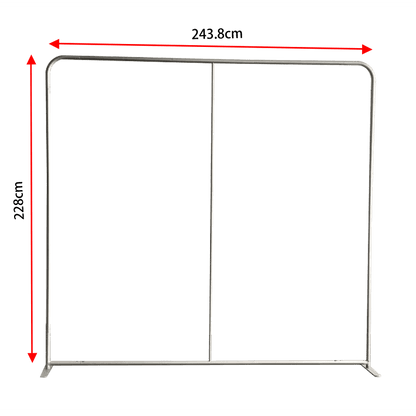 8ft x 7.5ft Rectangle Collapsible Backdrop Frame - Kids Rule Backdrops