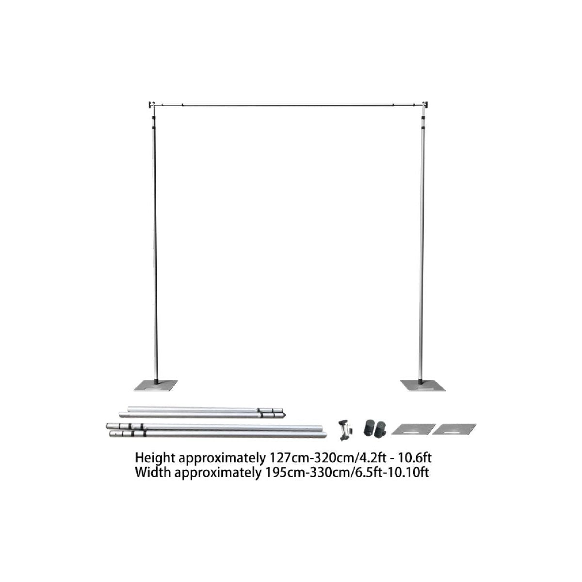 Backdrop Extensible Pipe and Drape Extendable Backdrop | Kids Rule Backdrops