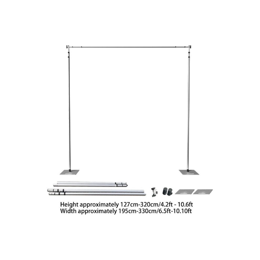 Custody Ruler Backdrop Pipe and Drape Extendable Backdrop | Kids Rule Backdrops